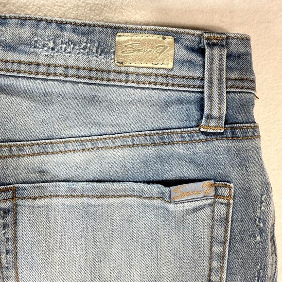 Seven7 Audrey Skimmer Jean Capris Womens‎ Size 8 - Picture 8 of 12